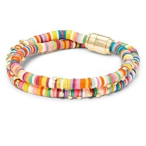 Kendra Scott Reece Gold Wrap Bracelet in Bright Mix